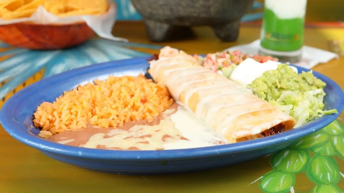 Vegetable Chimichanga.